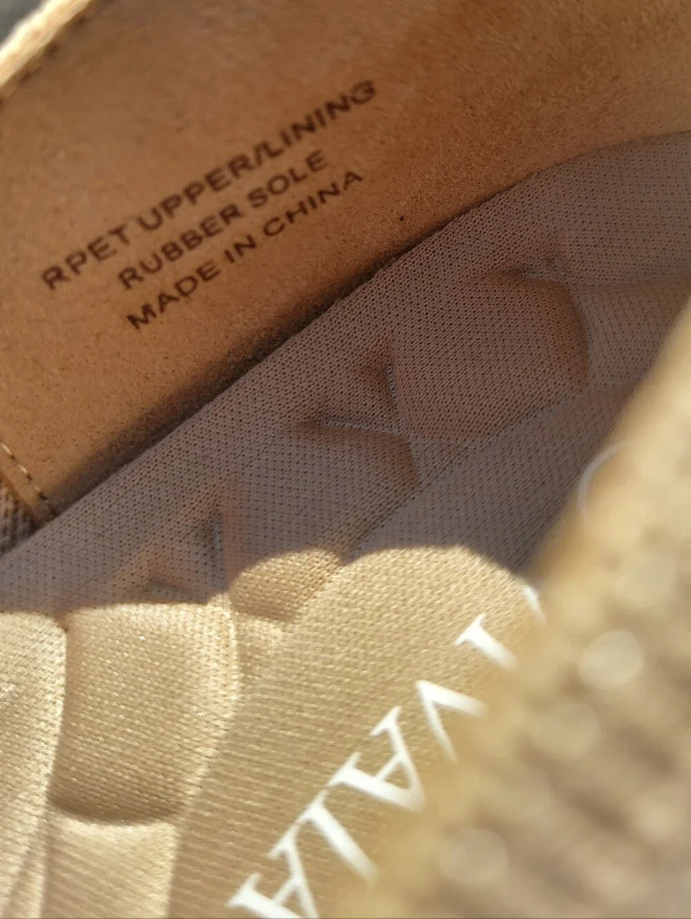 Vivaia Minnie Pro Almond Beige Knit Ballet Flat Womens Size 10 NWT Athleisure